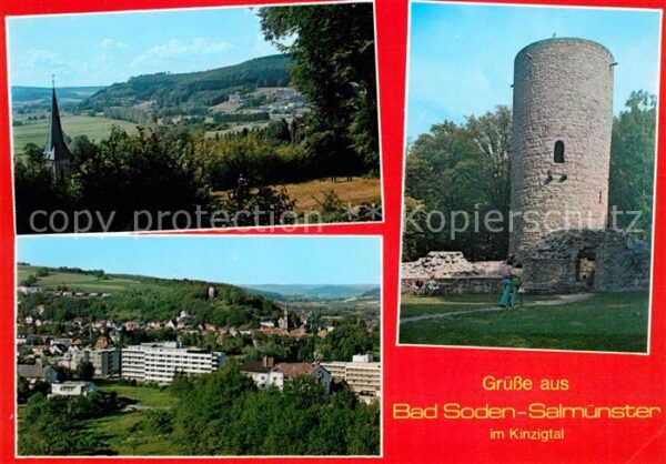 Salmuenster Bad Soden Fliegeraufnahme Steinturm