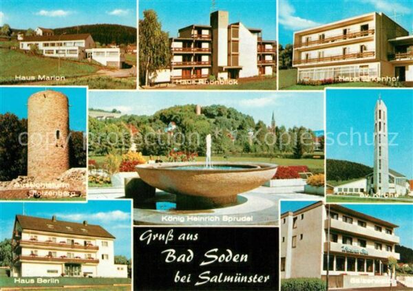 Salmuenster Bad Soden Häuser Marion Berlin Rhönblick Birkenho