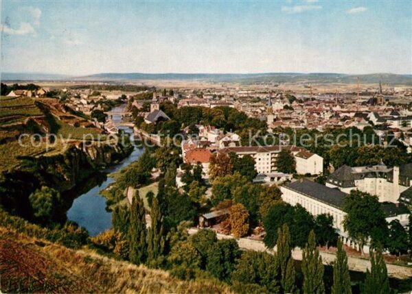 Bad Kreuznach Fliegeraufnahme mit Kurviertel