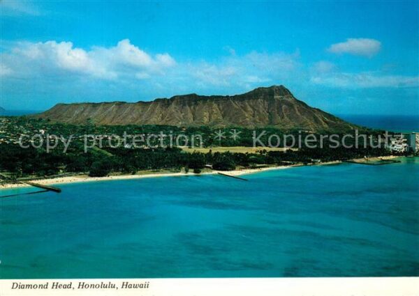 Honolulu Diamand Head Fliegeraufnahme