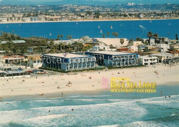 San Diego California Fliegeraufnahme Blue Sea Lodge