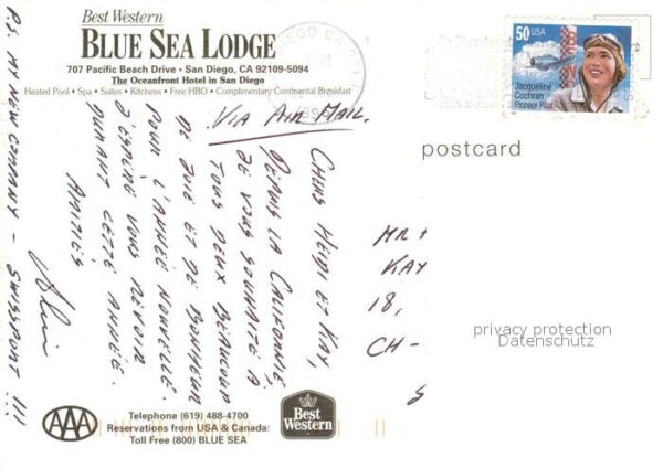 San Diego California Fliegeraufnahme Blue Sea Lodge – Bild 2