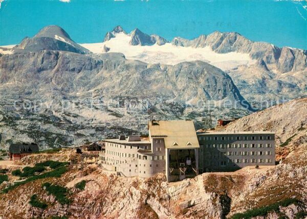 Dachstein Steiermark Fliegeraufnahme Berghaus Krippenstein m
