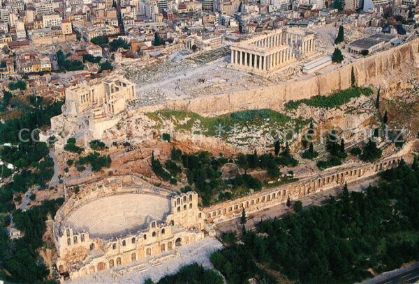 Athenes Athen Fliegeraufnahme Acropolis