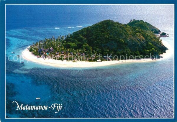 Fiji Matamanoa Insel Fliegeraufnahme