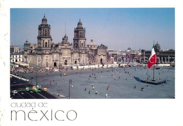 Mexico City Catedral Metropolitana Palacio Nacional