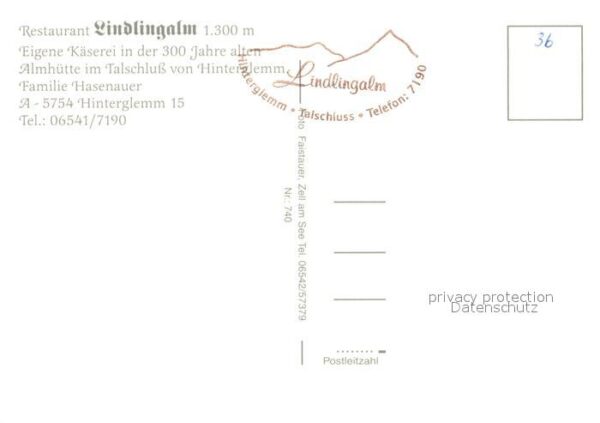 Hinterglemm Saalbach Restaurant Lindlingalm Almhütte Käserei – Bild 2