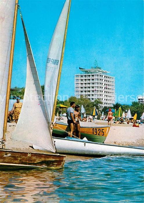 Slantschev Brjag Hotel Globus Strand Segelboote