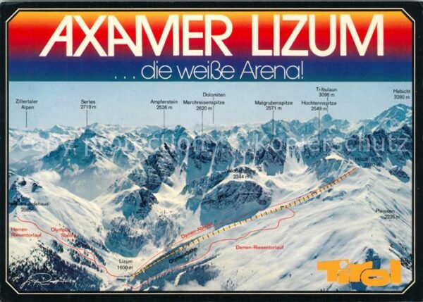 Axamer Lizum Alpines Schizentrum Olympiagebiet Alpen