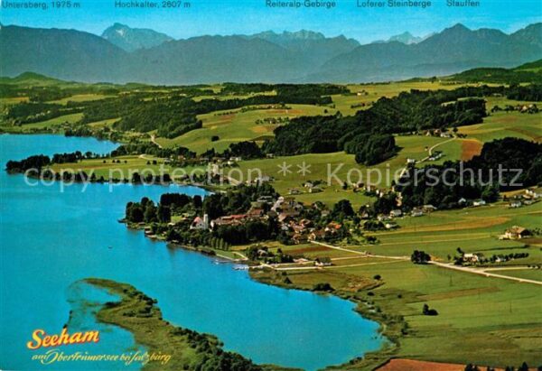 Seeham Ferienort am Obertrumersee Alpenpanoram