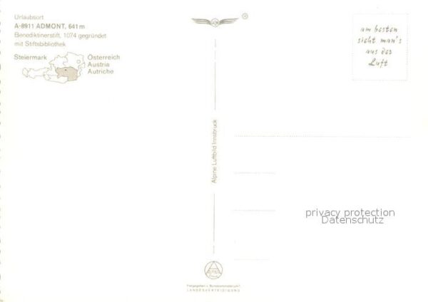 Admont Steiermark Benediktinerstift Alpenpanorama Flieger – Bild 2
