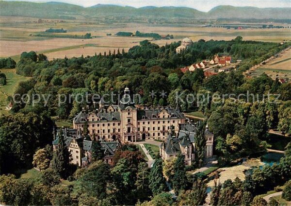 Bueckeburg Schloss Fliegeraufnahme