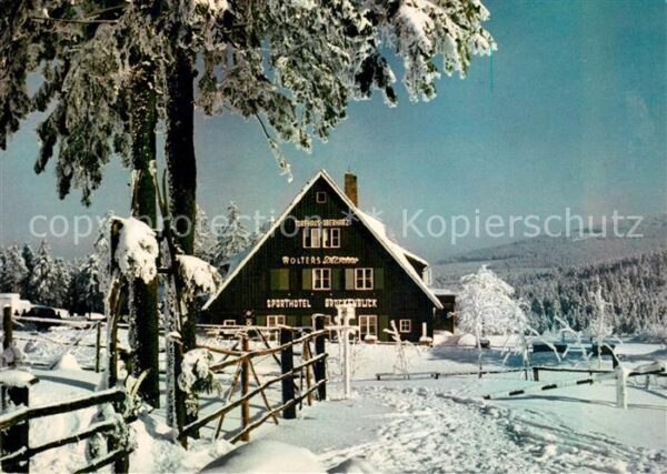 Torfhaus Harz Sporthotel Brockenblick Winterlandschaf