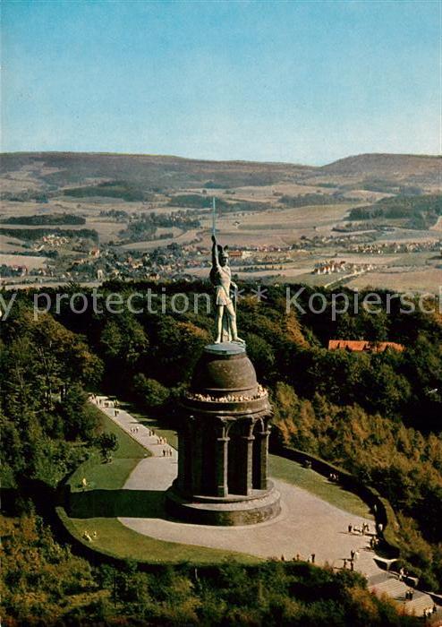 Detmold Hermannsdenkmal im Teutoburger Wald Fli