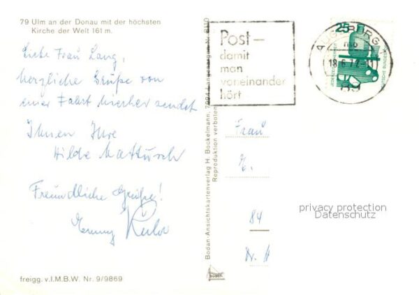 Ulm Donau Ulmer Münster Höchste Kirche der Welt F – Bild 2