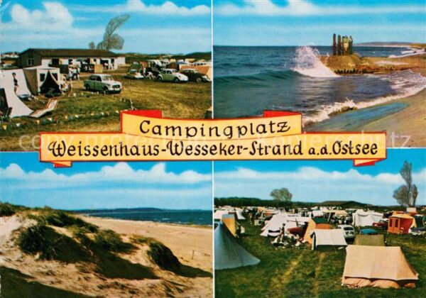 Weissenhaus Campingplatz Wesseker Strand Dünen