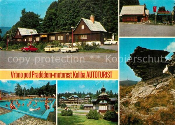Vrbno pod Pradedem Motorest Koliba Autoturist Freibad Fels