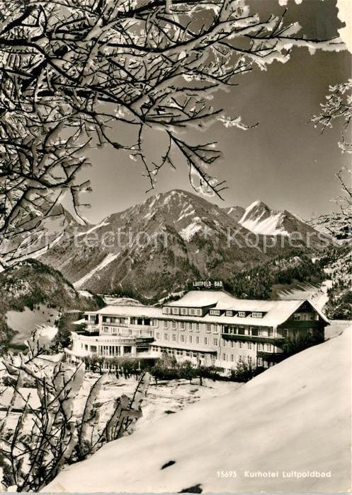 Bad Oberdorf Kurhotel Luitpoldbad Winterpanorama All