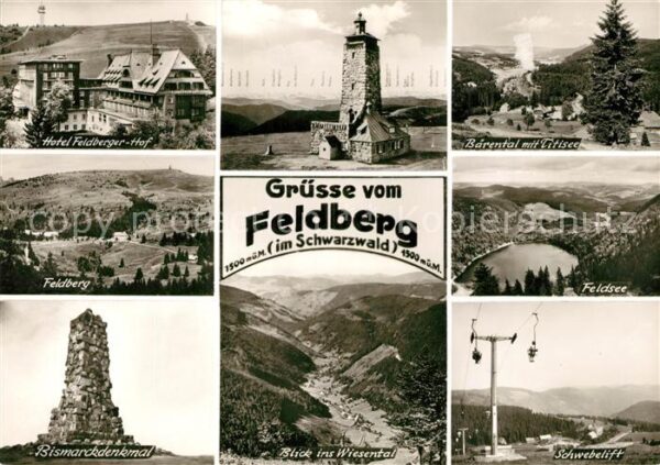 Feldberg Schwarzwald Hotel Feldberger Hof Bismarckdenkmal Fe