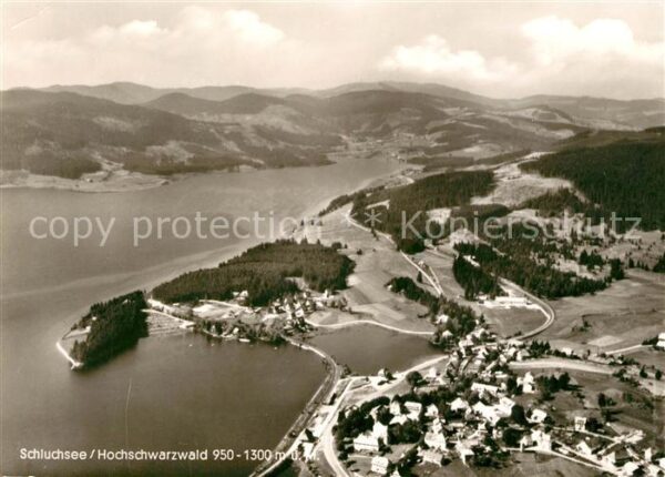 Schluchsee Fliegeraufnahme Original Strähle Bild N