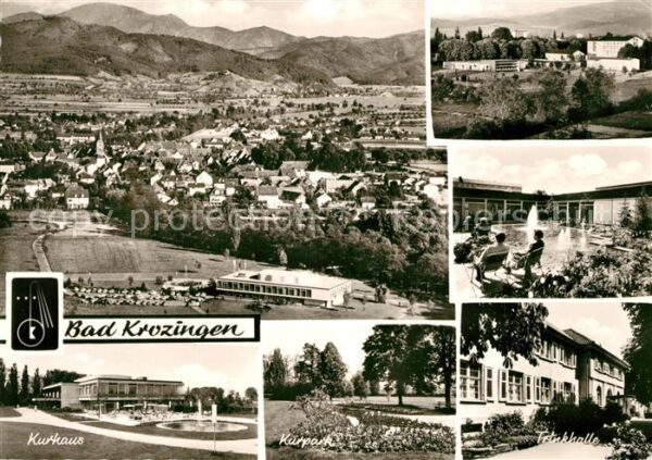 Bad Krozingen Kurort Schwarzwald Fliegeraufnahme Kurh