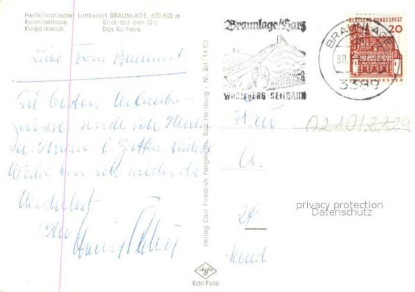 Braunlage Kurmittelhaus Kurparkteich Schwäne Kurh – Bild 2