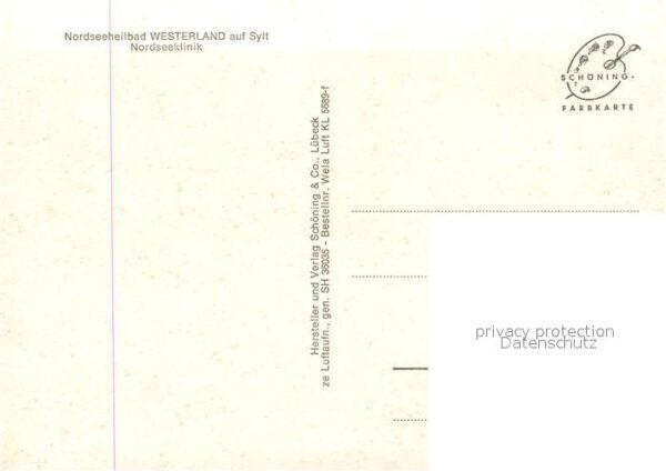 Westerland Sylt Nordseeklinik Nordseeheilbad Fliegerauf – Bild 2