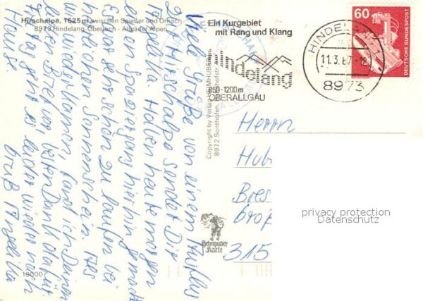 Hindelang Hirschalpe Berggaststätte Allgäuer Alpe – Bild 2