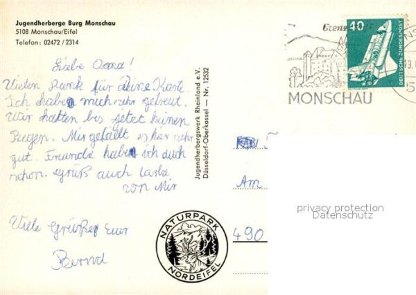 Monschau Jugendherberge Burg Monschau – Bild 2