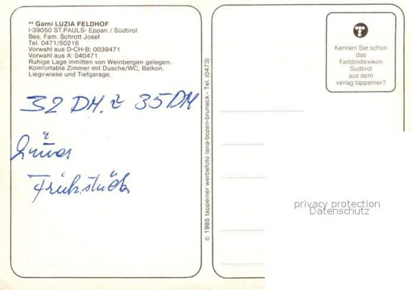 St Pauls Eppan Garni Hotel Luzia Feldhof – Bild 2