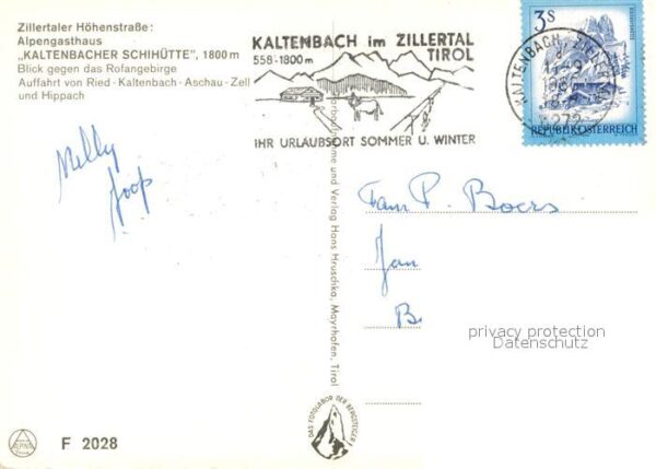 Kaltenbach Tirol Zillertaler Höhenstrasse Alpengasthaus – Bild 2