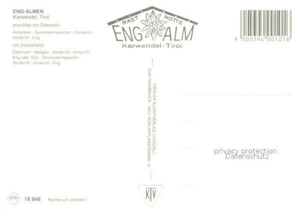 Eng Alm Almen Bergbach Karwendelgebirge – Bild 2