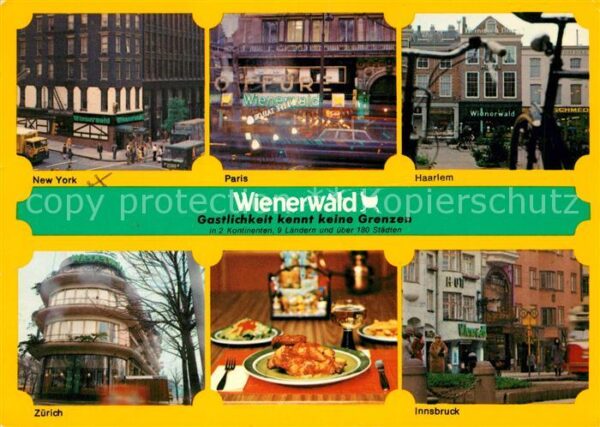 Innsbruck Gaststätte Wienerwald weltweit New York