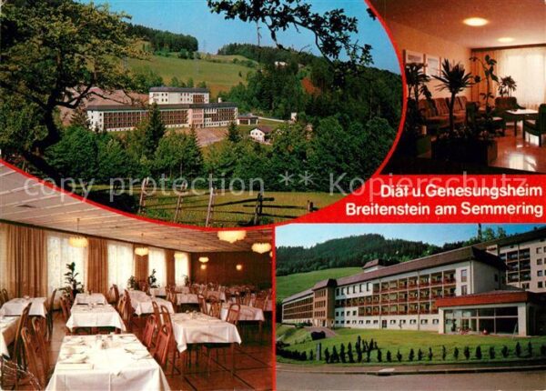Breitenstein Niederoesterreich Diät und Genesungsheim Restaurant