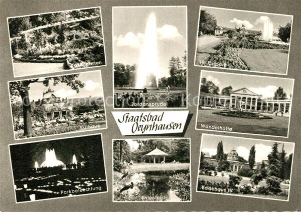 Bad Oeynhausen Rosengarten Kurhaus Parkbeleuchtung Jor