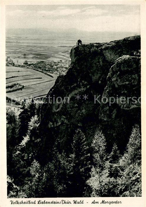 Bad Liebenstein Am Morgentor Felsen Fernsicht