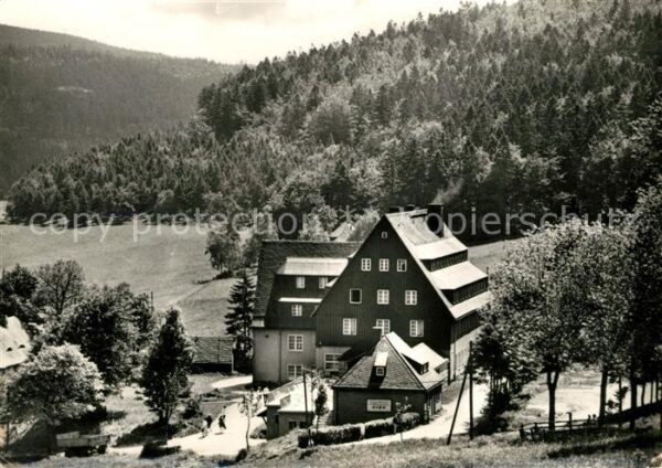 Rehefeld-Zaunhaus FDGB Erholungsheim Aufbau am Waldrand