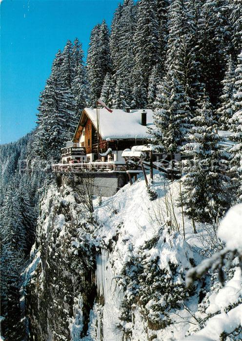 Nesselwaengle Tirol Alpengasthof Adlerhorst im Winter