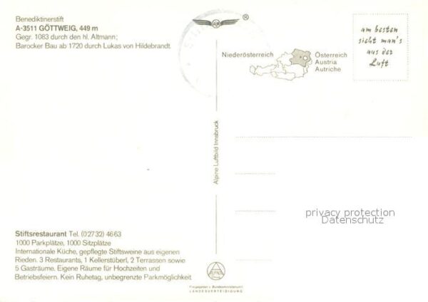Furth Goettweig Benediktinerstift Göttweig Wachau Flieg – Bild 2