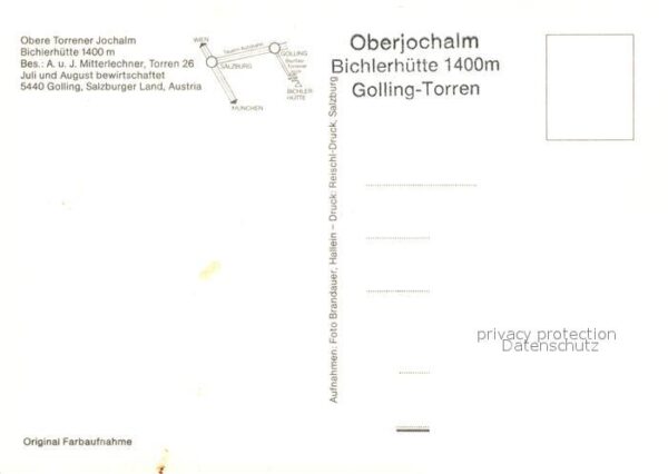 Golling Salzach Obere Torrener Jochalm Bichlerhütte Alm – Bild 2