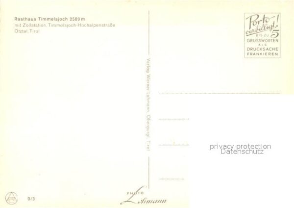 Oetztal Tirol Rasthaus Timmelsjoch Berggaststätte Ötz – Bild 2