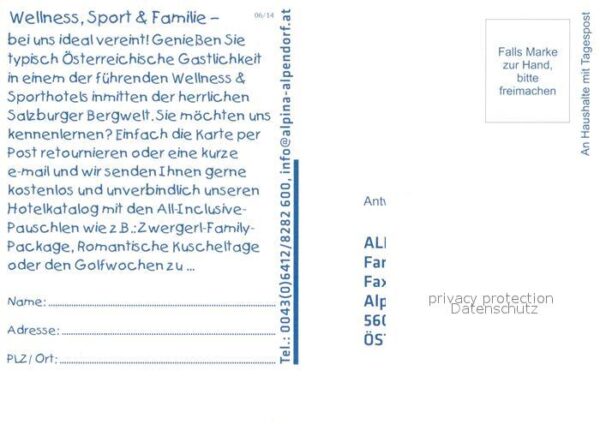 Sankt Johann Pongau Alpina Wellness und Sporthotel Alpenpan – Bild 2