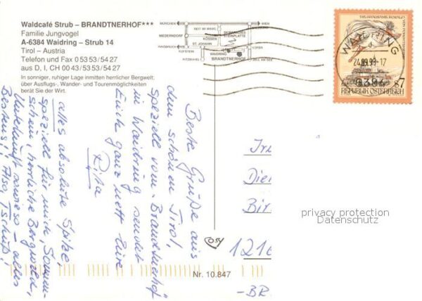 Waidring Tirol Waldcafe Strub Brandtnerhof Bergwelt Ed – Bild 2