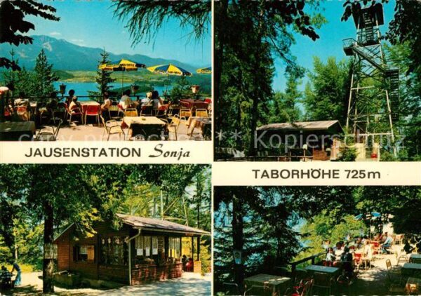 Egg Faakersee Jausenstation Sonja Taborhöhe Aussichts
