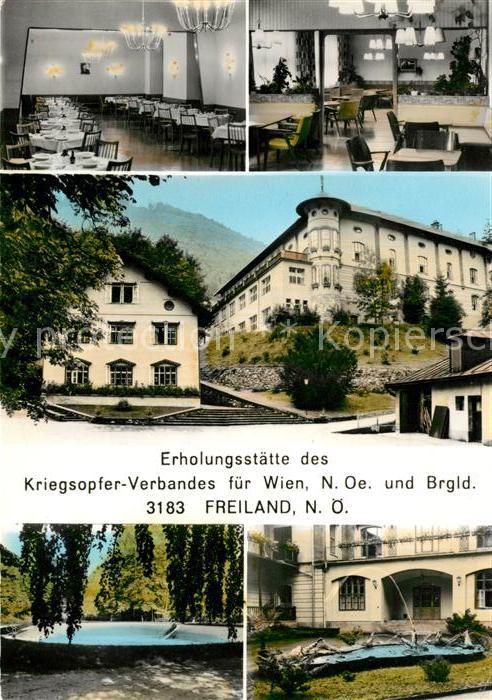 Freiland Tuernitz Erholungsstätte des Kriegsopferverbande