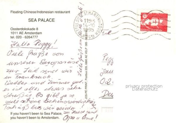 Amsterdam Niederlande Sea Palace Floating Chinese Indonesian – Bild 2