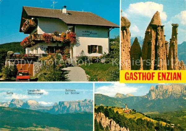 Mittelberg Ritten Gasthof Enzian Landschaftspanorama Dolo