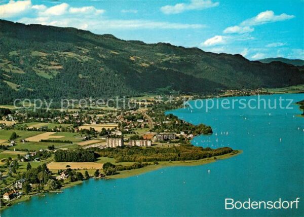 Bodensdorf Ossiacher See Fliegeraufnahme