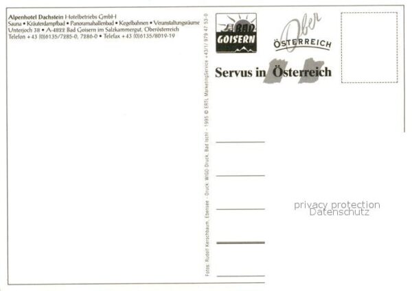 Bad Goisern Salzkammergut Alpenhotel Dachstein Hallenbad Restaura – Bild 2