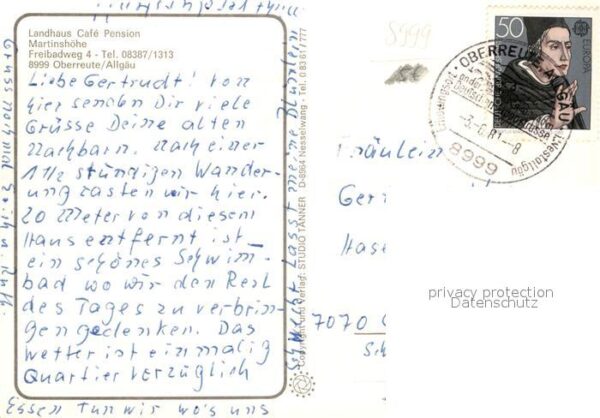 Oberreute Landhaus Cafe Pension Martinshöhe – Bild 2